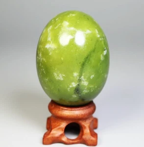 Natural Polished Hsiuyen jade Quartz Crystal Sphere Egg Stone Specimen Healing - Picture 1 of 10