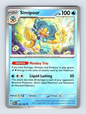 (2x PlaySet) - Simipour 042/182 SV04: Paradox Rift 042/182 NM/LP - Image 1 of 2