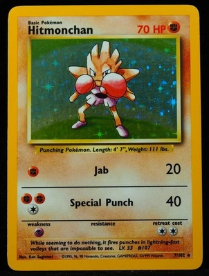 Hitmonchan #7 LP+ Pokemon Card - Image 1 of 3