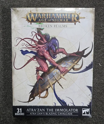 GW Warhammer Age of Sigmar Broken Realms Atra'zan's Blazing Cavalcade Tzeentch - Image 1 of 2