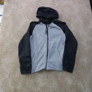 Nike dri fit Hoodie Men's small Long Sleeve Full Zip hooded sweatshirt - Picture 1 of 11