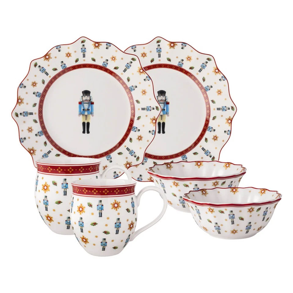 Villeroy & Boch Set Colazione Toys Delight Schiaccianoci 6 Pezzi - Immagine 1 di 1