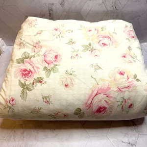 Vintage Nautica 100% Cotton Floral Full Duvet Cover Cottagecore Farmhouse EUC - Picture 1 of 15