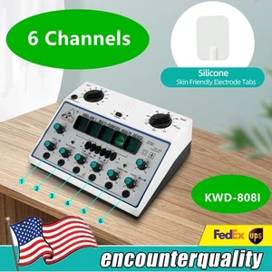 KWD-808 Electro Estimulador de Acupuntura Terapia Máquina de Acupuntura de 6 Canales - Imagen 1 de 19