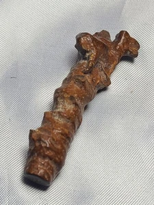 Petite 2.8" 30g Prophecy Stone Z "Red Branch Of Peace Wand" Egyptian Meditation - Picture 1 of 24
