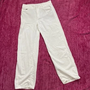 Vince High Waist Washed Casual Trouser Pants Linen Blend Size 8 - Picture 1 of 10