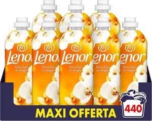 Lenor Ammorbidente Lavatrice Concentrato 440 Lavaggi (8X55), Oro E Fiori Di Vani - Imagen 1 de 7