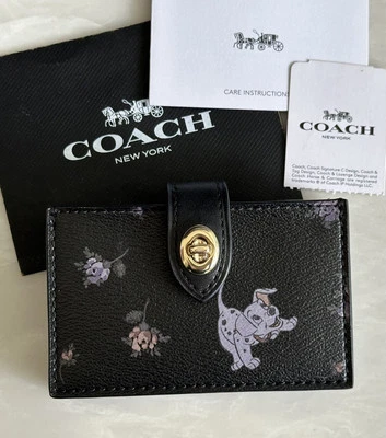 FUNDA TARJETA DISNEY X COACH NEGRA/MULTI ACORDEÓN ESTAMPADO DÁLMATA 91186 Foto 1 de 4