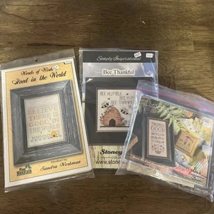 Cross Stitching Kit New! Lot Of 3 - Picture 1 of 7