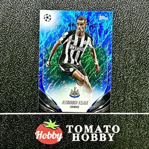 TOPPS JADE UEFA 2023-24 ALEXANDER ISAK/175 REFRACTOR AZUL NEWCASTLE - Imagen 1 de 2