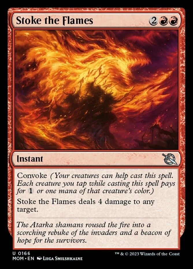 x1 Stoke the Flames - March of the Machines - NM - MTG - Image 1 of 1