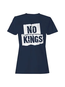 No Kings Grunge Art Women's T-shirt - Picture 1 of 9