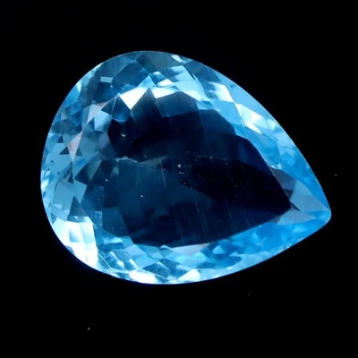 32,20 CT. Topacio Azul Cielo Brasil Pera 19 x 34 mm. Foto 1 de 4