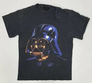 Vintage Darth Vader Star Wars Face Graphic T-Shirt 1995 Changes Tag Youth Large - Picture 1 of 12