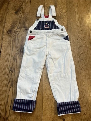 Mono Osh Kosh Vintage Blanco Club Náutico Commodore Hecho en EE. UU., Talla 5 Foto 1 de 4