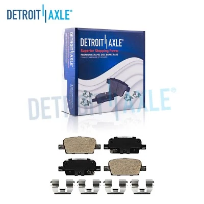Rear Ceramic Brake Pads for 2016-2022 Chevrolet Malibu with Manual Parking Brake - Image 1 of 4