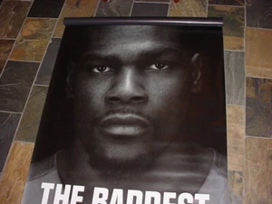 dubl-sided KEVIN DURANT KD7 the BADDEST NIKE Foot Locker 68"x 33" BANNER - Picture 1 of 6