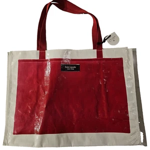 Kate Spade New York x Target - Red Large Reusable Tote Shopping Bag - Picture 1 of 3