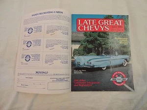 Late Great Chevys Magazine:June,1986- Vol 6,# 8 - Cashmere Blue 1958 Convertible - Bild 1 von 1