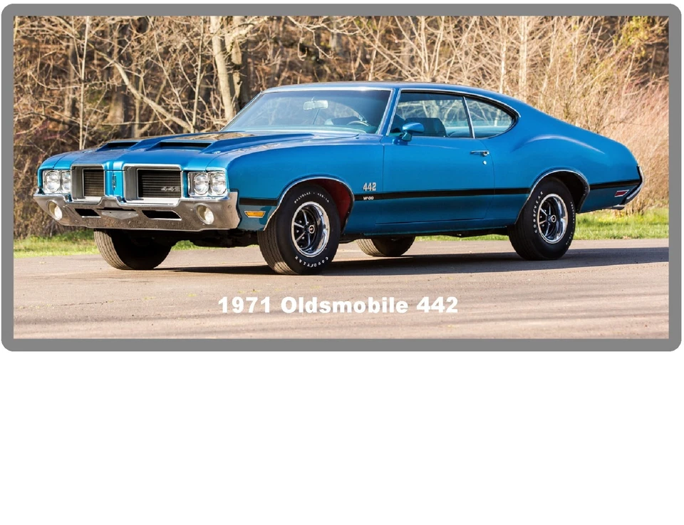 1971 Oldsmobile 442  Refrigerator / Tool Box  Magnet - Image 1 of 1