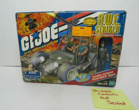 Awe Striker w Pathfinder G.I. JOE The Real American Hero Collection 2000 Unused Cover