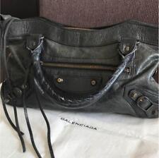 Balenciaga 2way Shoulder Bag The First Leather Black Used Good Free Shipping  