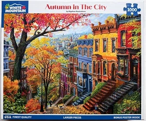 Rompecabezas Otoño en la ciudad 1000 piezas, ¡caja nueva sellada! - Imagen 1 de 6