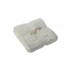 Barefoot Dreams CozyChic Lite Ribbed Throw 54"X72", Style : B463 | Color : Pearl - Picture 1 of 3