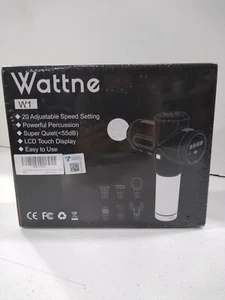 BRAND NEW Wattne W1 Handheld Percussion Massage Gun— Black - Picture 1 of 1