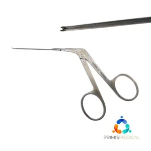 Tijeras de crurotomía Fentex 178702FX microcorvadas derecha hojas de 1,5 mm otorrinolaringólogo 5-1/8" - Imagen 1 de 4