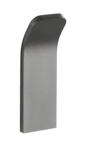 WENKO Uno Montella Wall Hook for Gluing, Rustproof, Aluminium, Anthracite - Picture 1 of 5