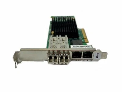 IBM EN0H 4-Port Ethernet 2 x 10 Gbps FCoE and 2 x 1 Gbps RJ-45 Adapter - Image 1 of 4