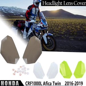For Honda CRF1000L Africa Twin DCT 2016-2020 Headlight Lens Cover Guard 2018 - Foto 1 di 21