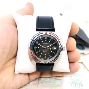 🎖 Raro Vostok Amphibia 2416 Wostok Barrel URSS Ministerial Automatic Diver 🛠 - Imagen 1 de 14