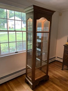 ETHAN ALLEN CIRCA 1776 Collection Curio Cabinet Glass 18-9006 218 EXCELLENT  - Picture 1 of 9