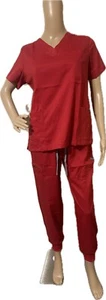 scrub sets women stretch jogger - Picture 1 of 5