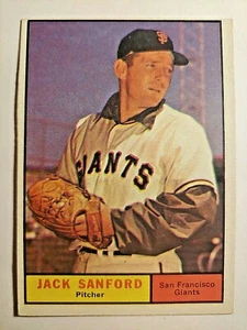 1961 Topps #258 Jack Sanford San Francisco Giants (EX+) - Bild 1 von 2