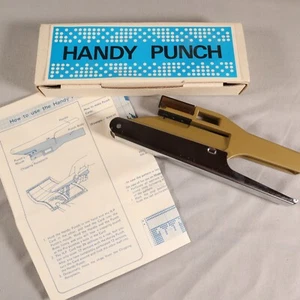 HANDY PUNCH for use in Knitting Machine Patterns with Manual and Original Box - Picture 1 of 7