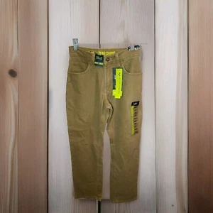 NEW Lee Straight Fit Brown Khaki Pants Boys Youth Size 12 S ACTIVE STRETCH - Picture 1 of 9