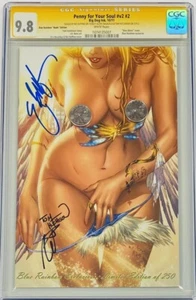 Bikini Penny For Your Soul #1 LTD 250 Azul Arco Iris Azul Firmado EBAS CGC 9.8 SS - Imagen 1 de 1
