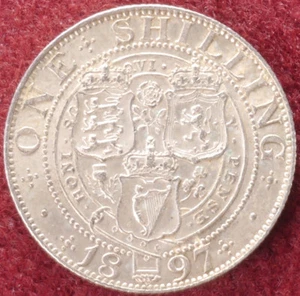 GB Shilling 1897 (E3101) - Picture 1 of 2