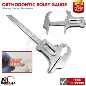 Dental Boley Messgerät Messschieber Messen kieferorthopädische Instrumente Edelstahl - Bild 1 von 3