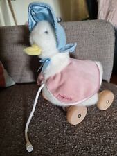 Jemima Puddle Duck Plush Pull A-Long Toy Beatrix Potter Tales Peter Rabbit 2016