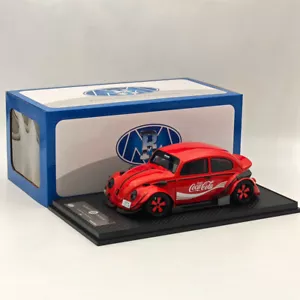 RAM da collezione 1:18 RWB VOLKSWAGEN VW Maggiolino COCA-COLA CARROZZERIA LARGA RM0029 ROSSO - Foto 1 di 8