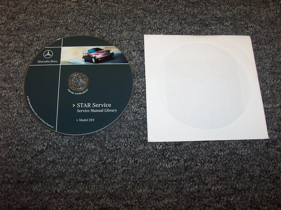Mercedes Benz C230 2007 C240 C280 C320 C350 C55 AMG manual de reparación de servicio DVD Foto 1 de 1