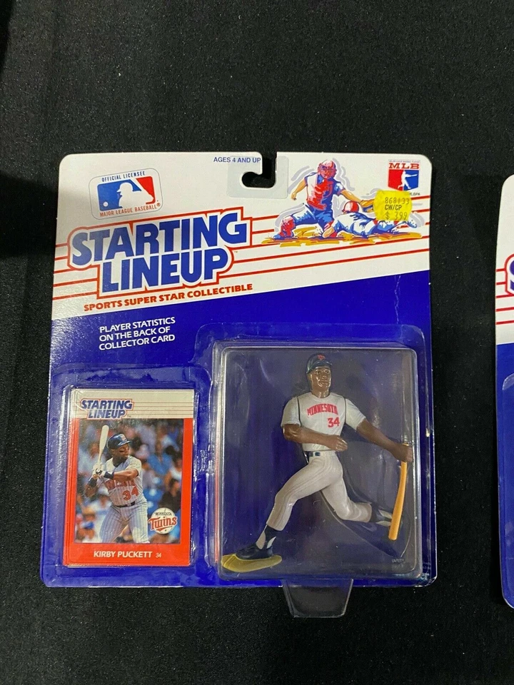 Figura de acción Kirby Puckett 1988 alineación inicial tarjeta de béisbol Minnesota Twins Foto 1 de 1