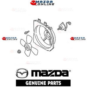 Mazda Genuine Radiator Fan Assembly FP85-15-025 fit 99-01 MAZDA5 Protégé 1.8 CP - Picture 1 of 1