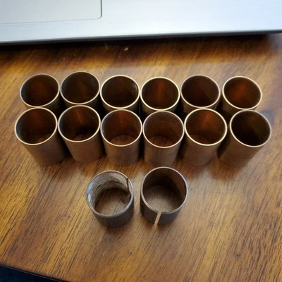 Bujes de pasador de pistón Lincoln Zephyr redondos sólidos nuevos de stock (12) PB773 Foto 1 de 3