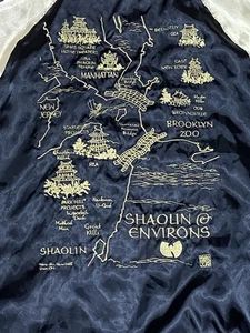 RARE Wu Tang Protect Ya Neck Applebum Shaolin Environs Souvenir Varsity Jacket - Picture 1 of 13