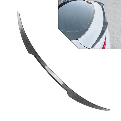 Carbon Fiber Black Rear Trunk Roof Spoiler Wing For BMW X6 F16 X6M 2014-2019 Foto 1 de 4